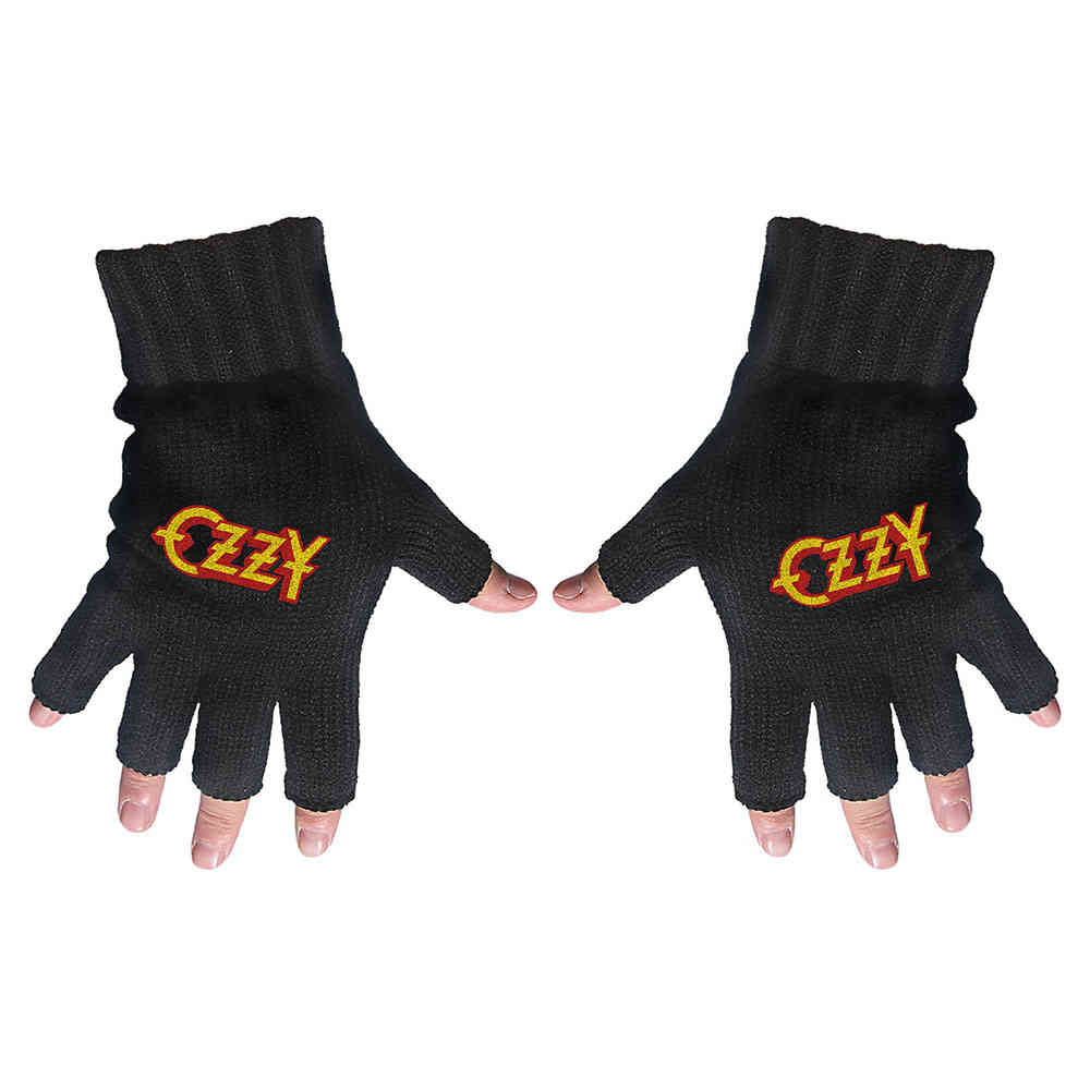 Ozzy Osbourne - Ozzy Fingerless gloves - Black
